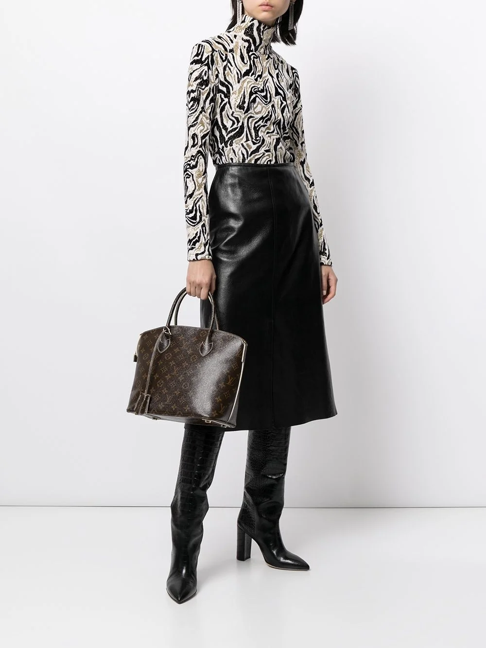 Louis Vuitton Fetish Lockit MM Bag Limited Edition